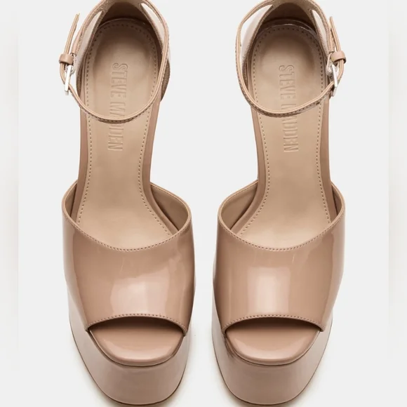 Nightfall Blush Patent Platform By Steve Madden - Picture 2 of 9